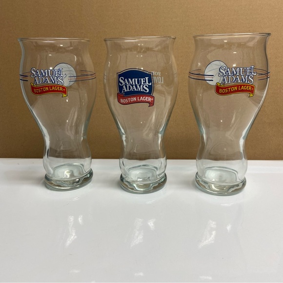 Samuel Adams Boston Lager Pint Beer Glasses Boston Lager Glass Set - Picture 1 of 13